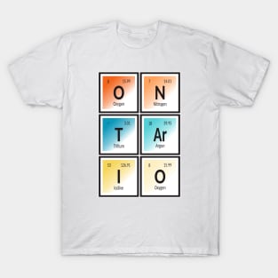 Ontario | Periodic Table of Elements T-Shirt